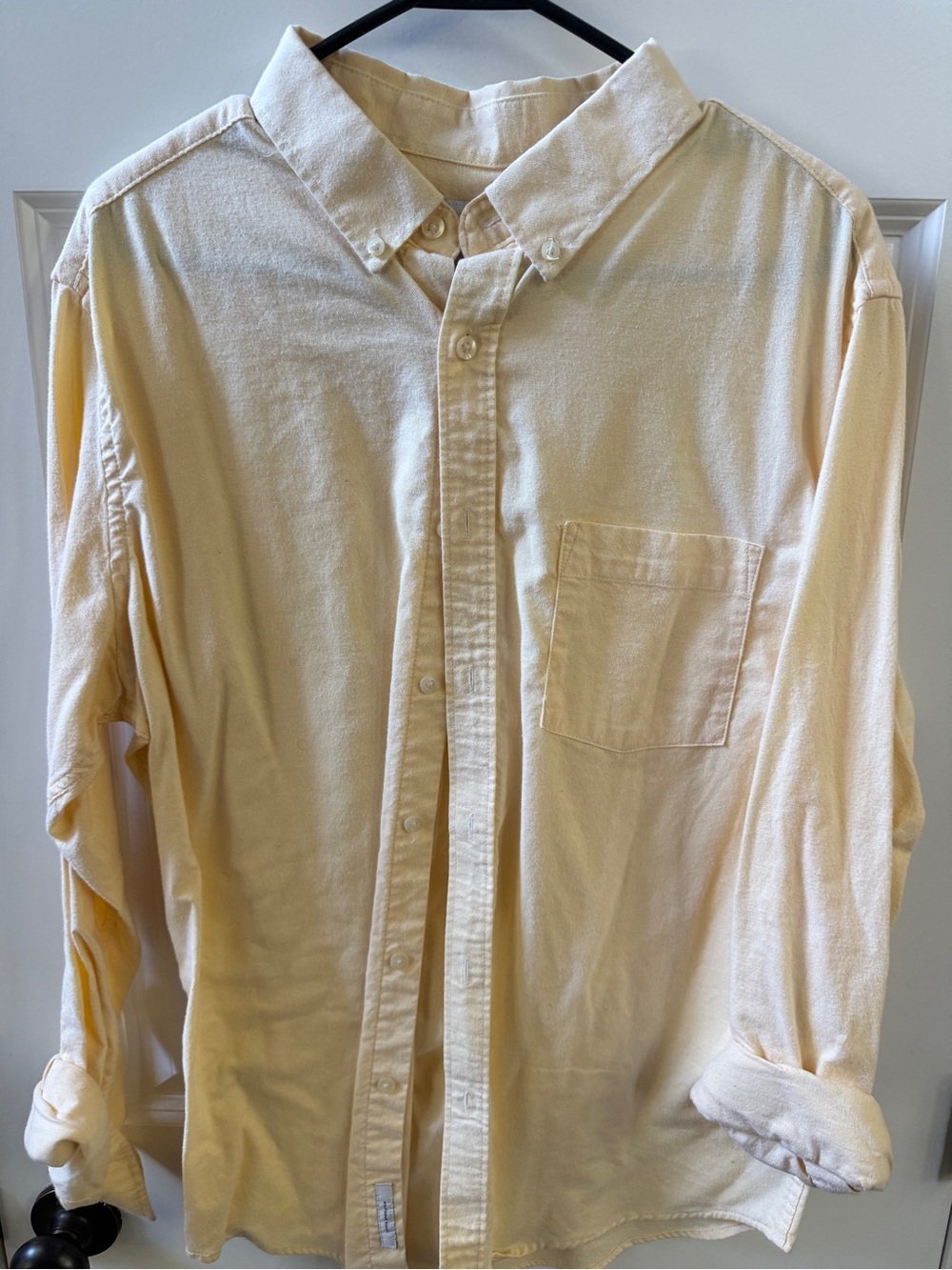 Goodfellow & Co Pale Yellow Button-Down Shirt